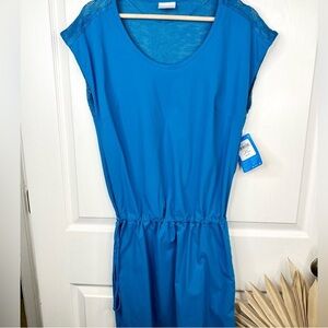 Elegant Blue Midi Dress